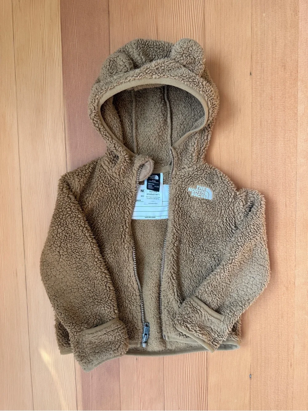 The North Face Baby Teddy Fleece Hoodie - Brown